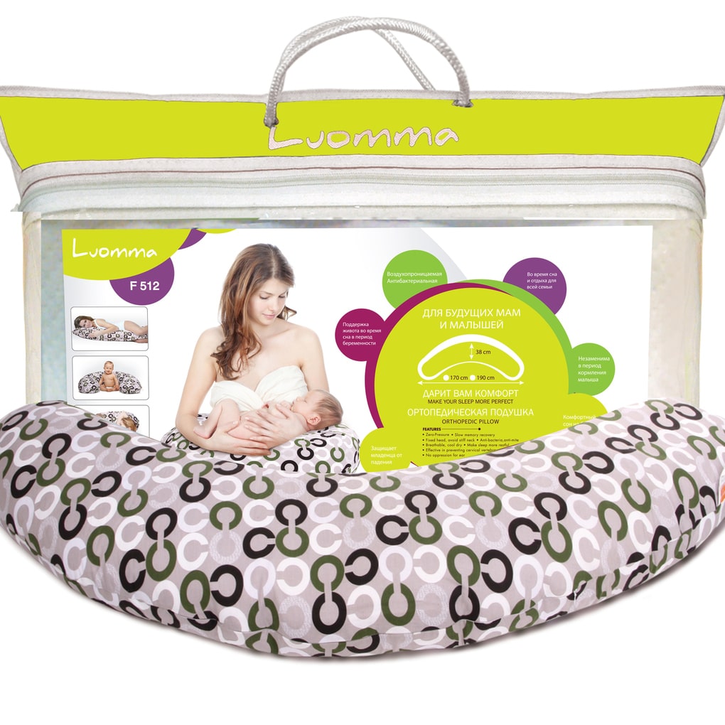 Homilador va emizikli ayollar uchun yostiq LumF-512. Olchamlari: 170x38 sm / 190x38 sm LUMF-512